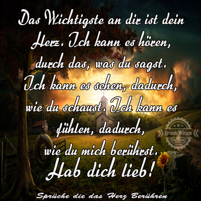 Das Wichtigste an dir ist dein Herz