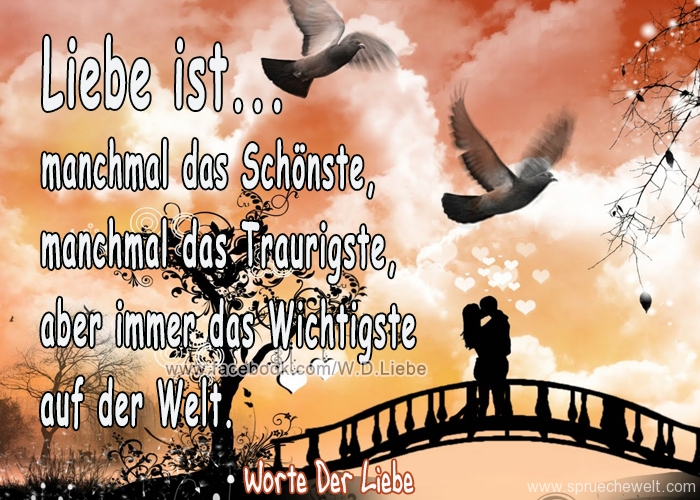 Liebe ist manchmal das Schoenste
