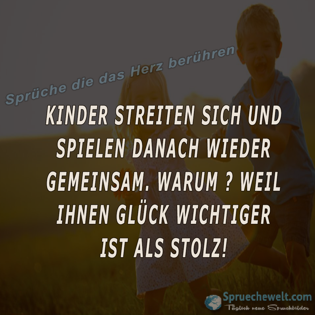 KINDER STREITEN SICH UND SPIELEN DANACH WIEDER