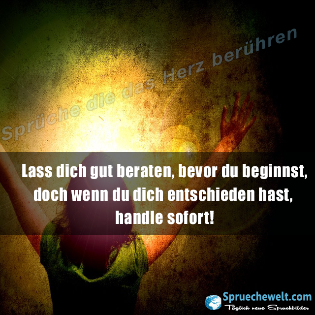 Lass dich gut beraten, bevor du beginnst