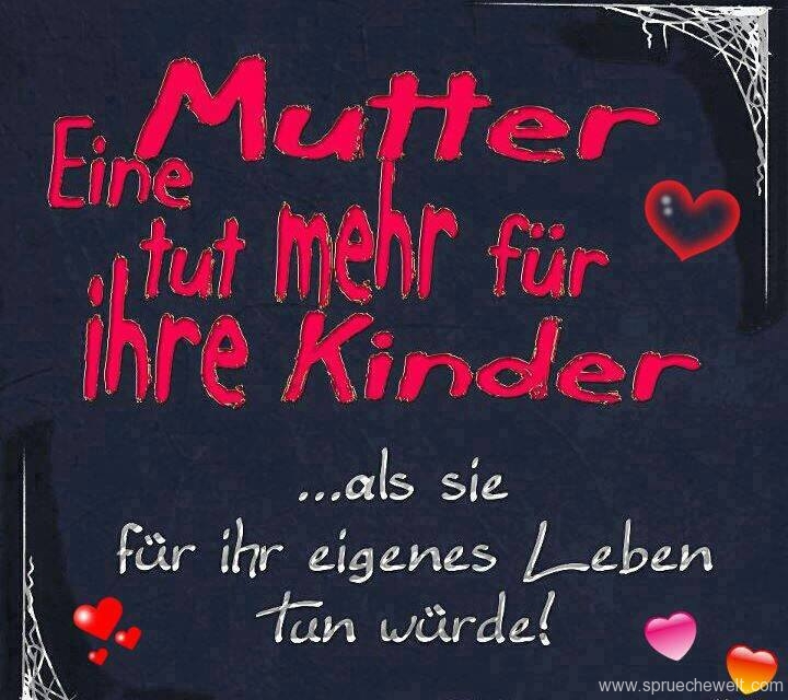 Eine Mutter tut mehr fuer ihre Kinder