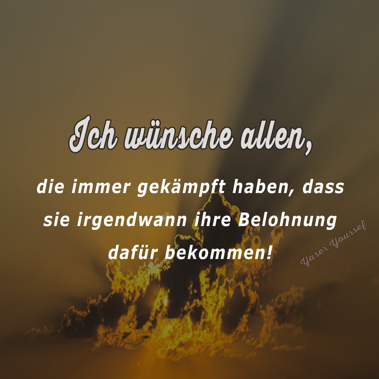 Ich wuensche allen,