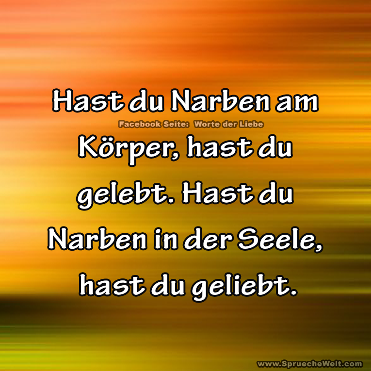 Hast du Narben am Koerper