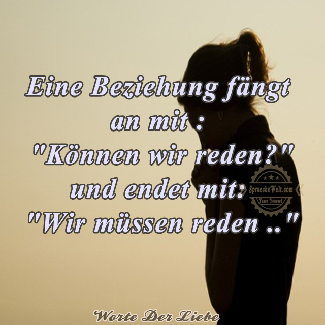 Eine Beziehung faengt an mit